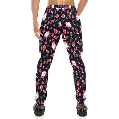 Santa Christmas Themed Print Design LKS304 Men's Sweatpants