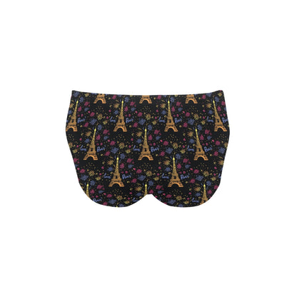 Eiffel Tower Love Paris Print Men's Swimming Briefs