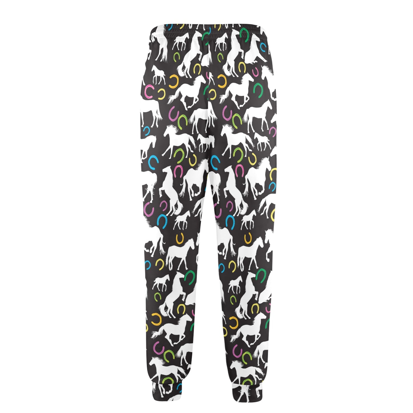 Horse Hoof Colorful Print Design LKS301 Men's Casual Track Pants