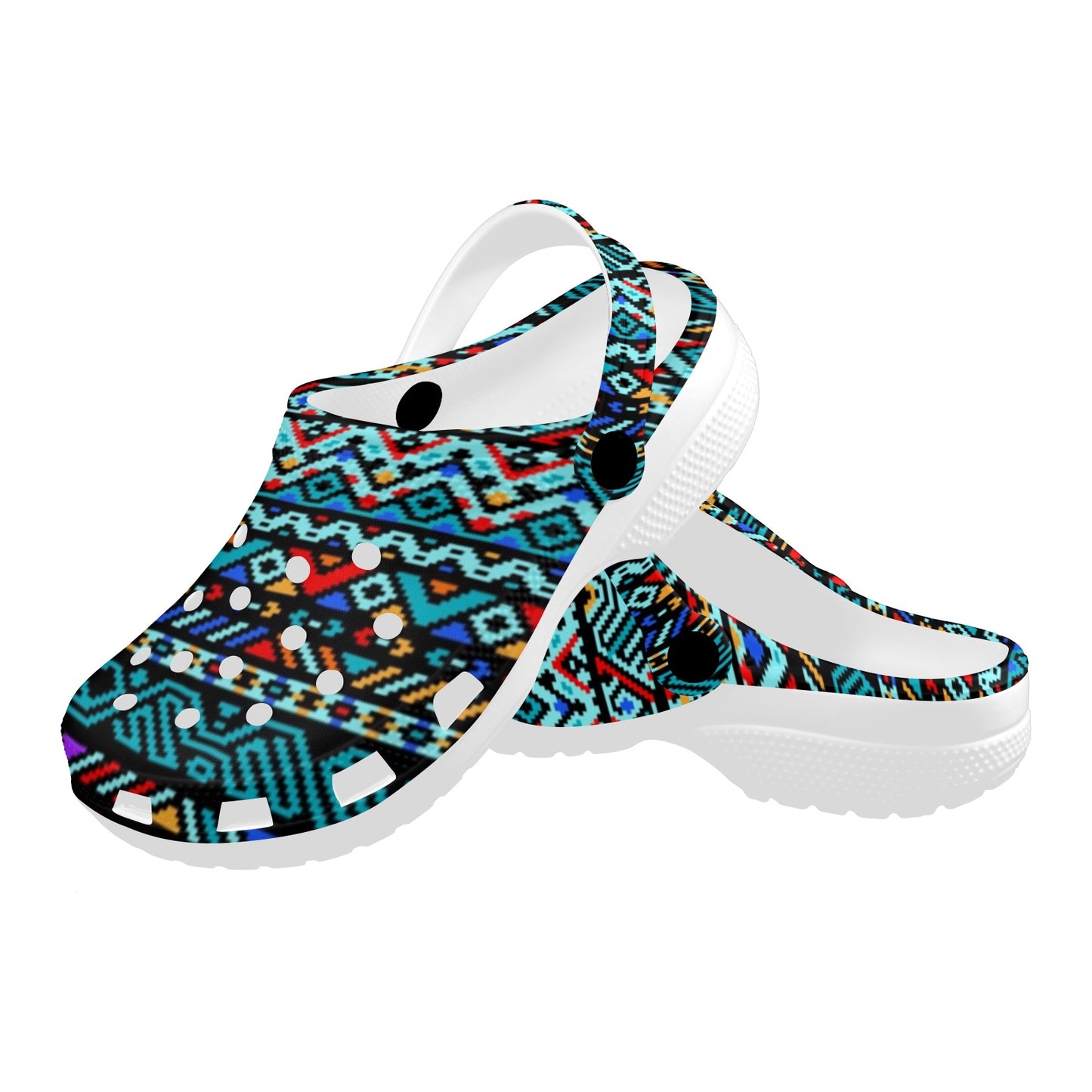 Southwestern Style Unisex Clogs Shoes