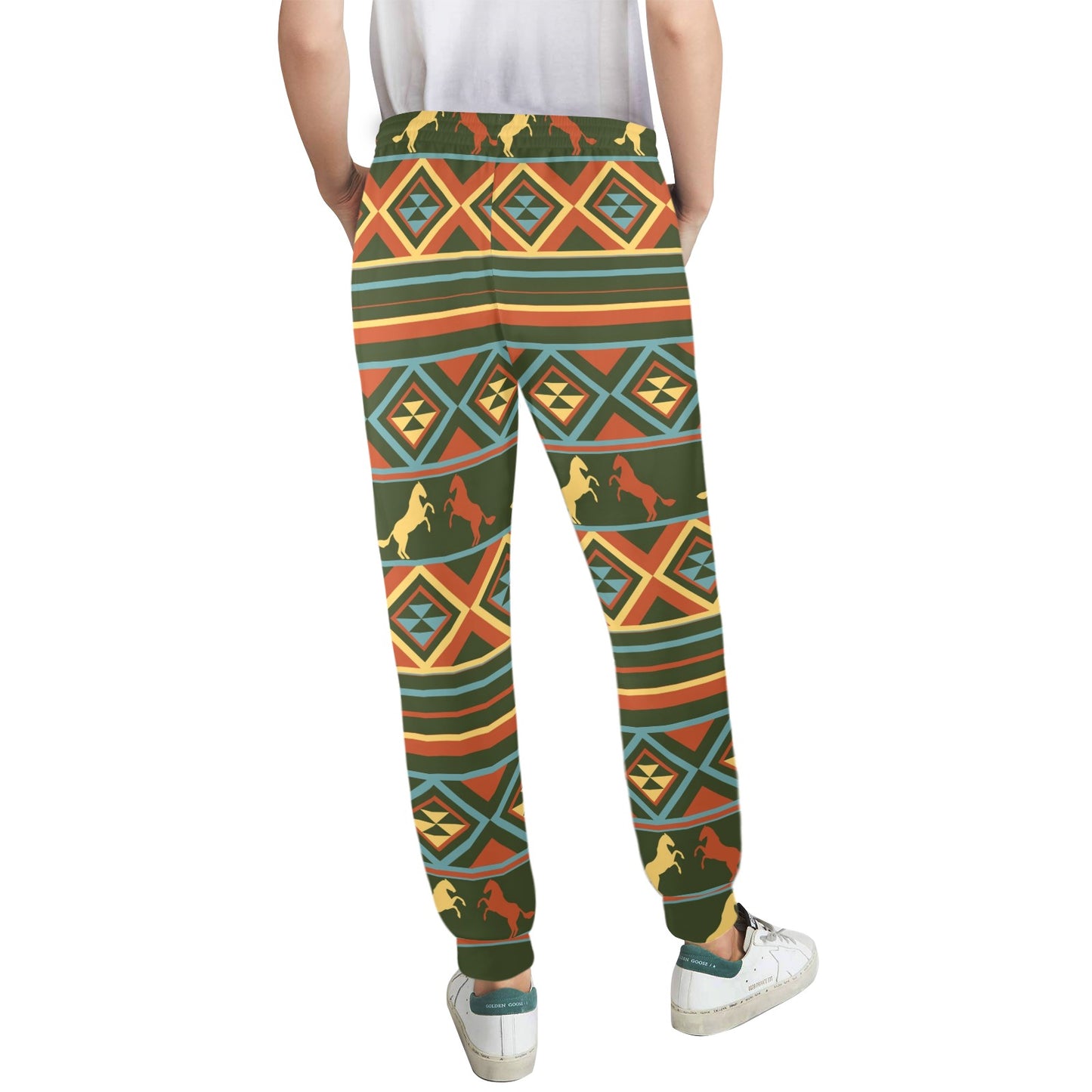 Horse Western Pattern Women's Casual Track Pants