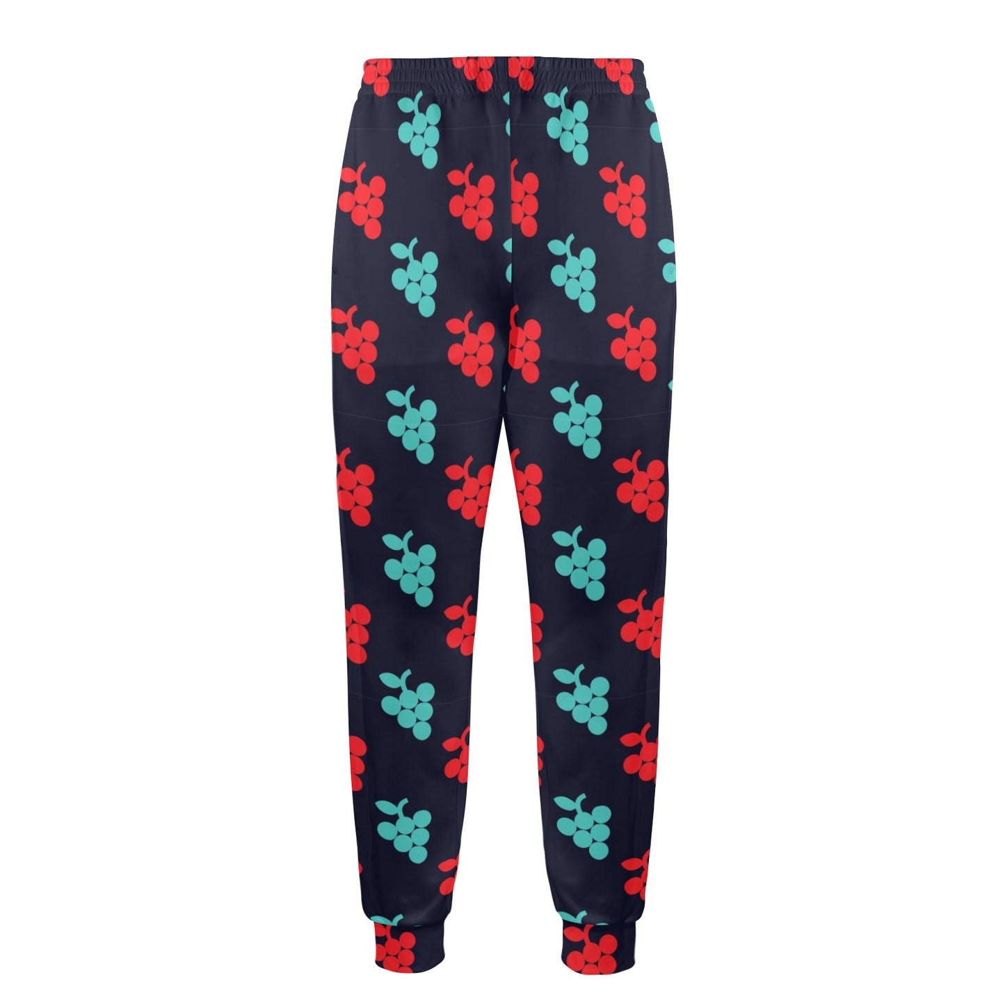 Grape Pattern Print Design GP07 Men's Casual Track Pants