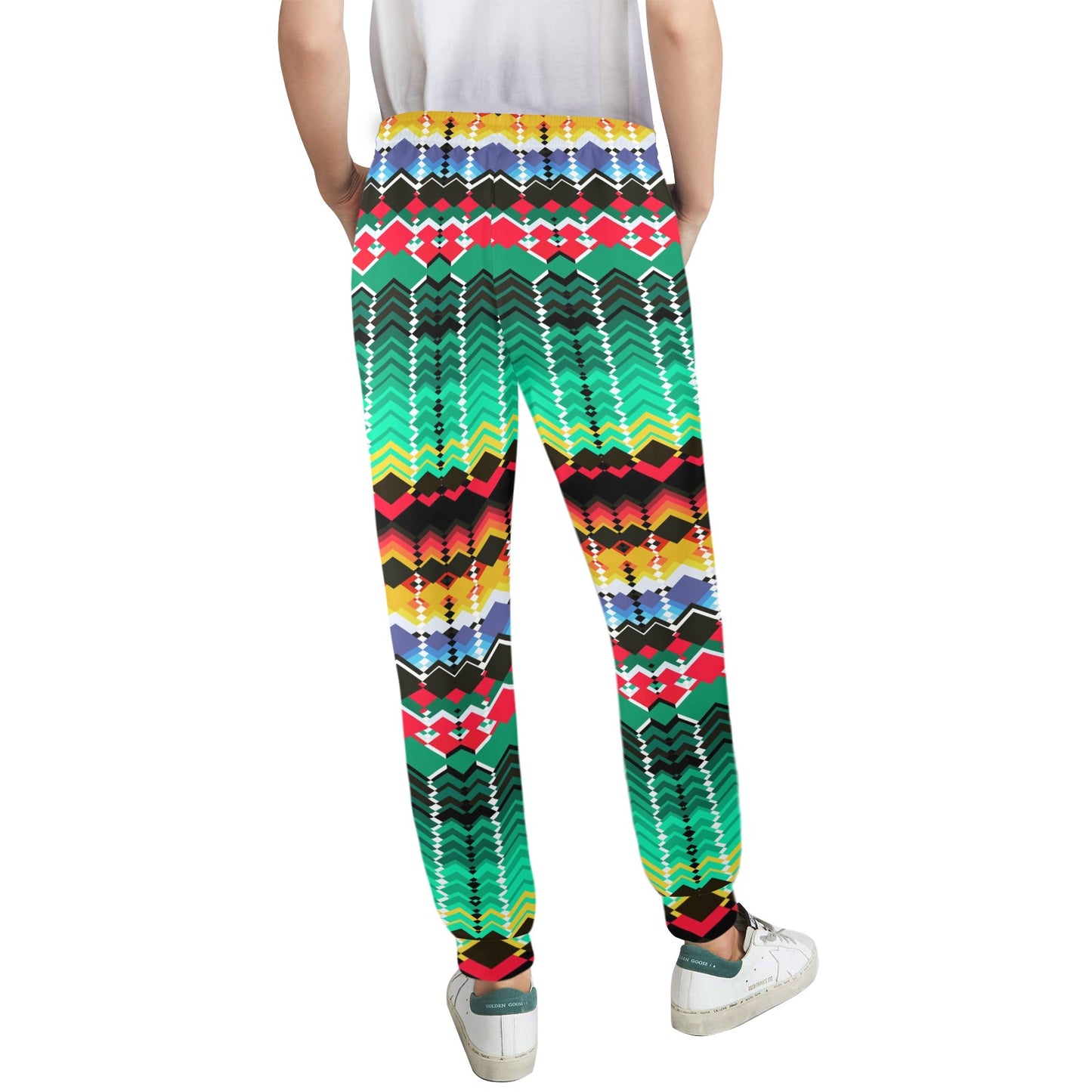 Serape Print Design LKS307 Women's Casual Track Pants