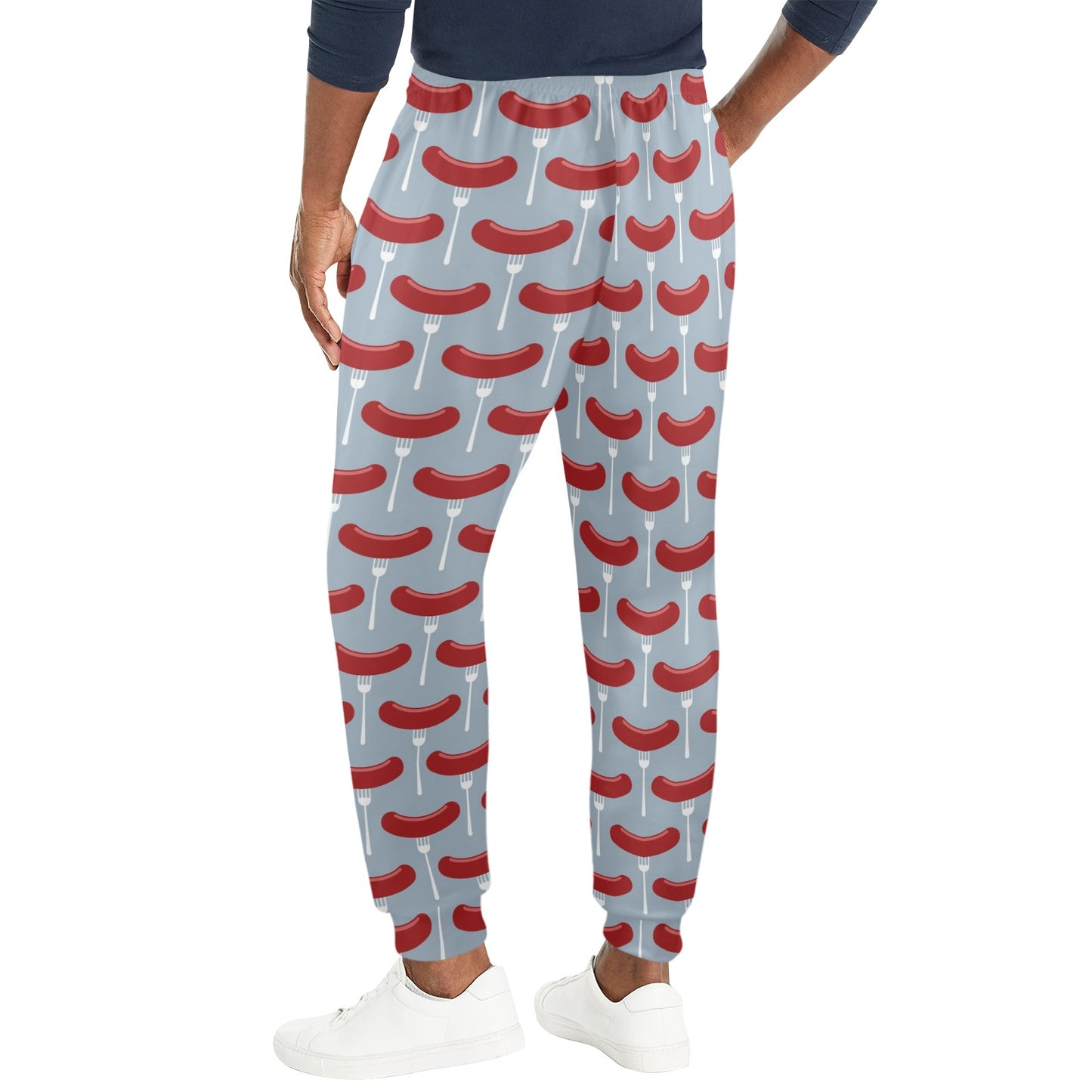 Sausage Print Design LKS301 Men's Casual Track Pants