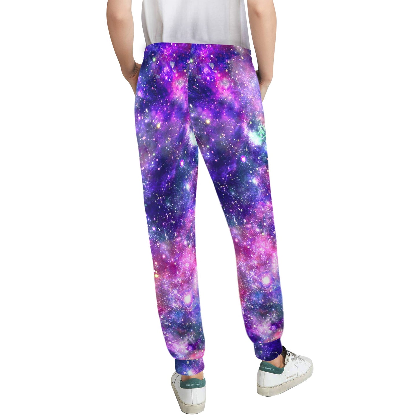 Galaxy Night Stardust Space Print Women's Casual Track Pants