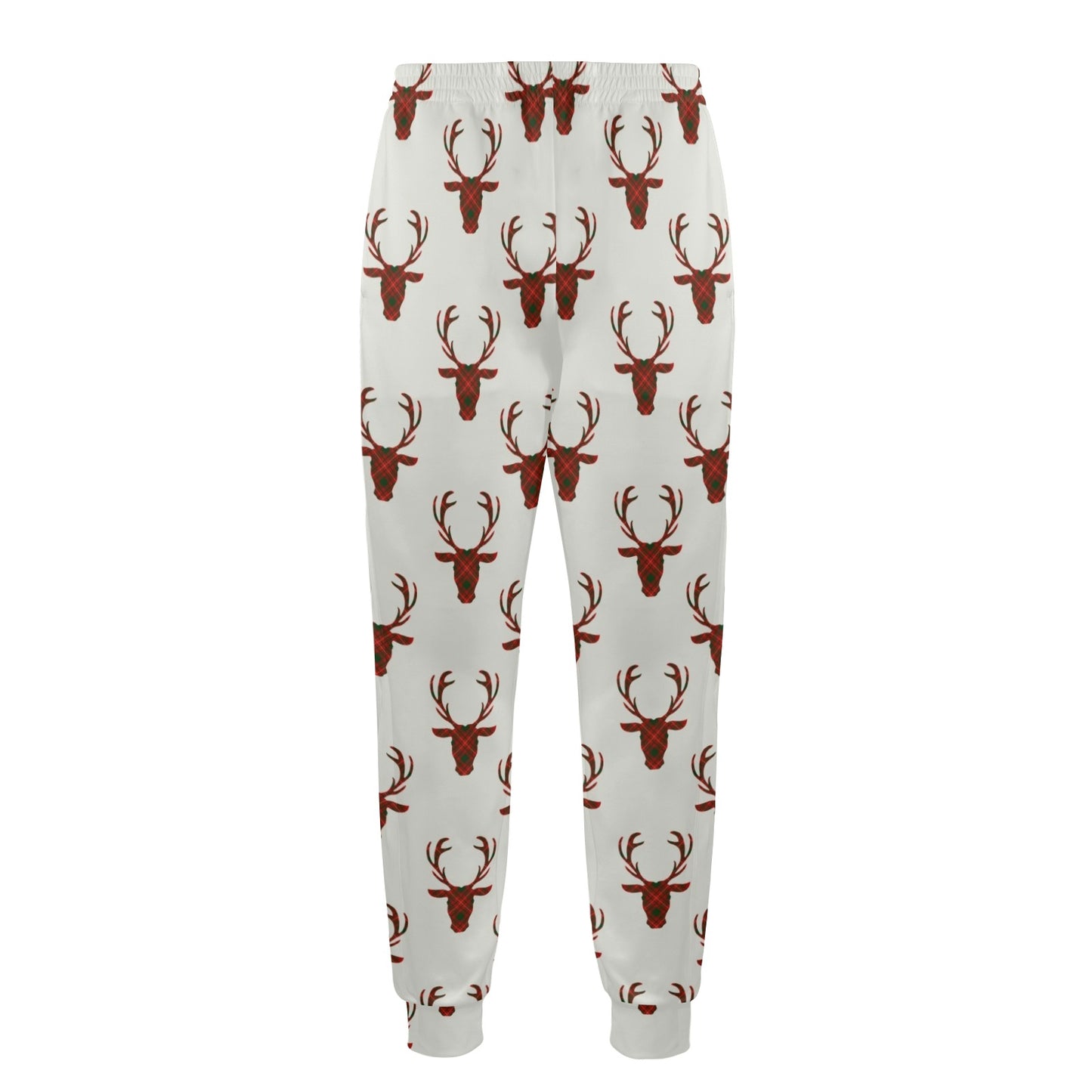 Deer tartan Design Print Pattern JJ073 Men's Casual Track Pants