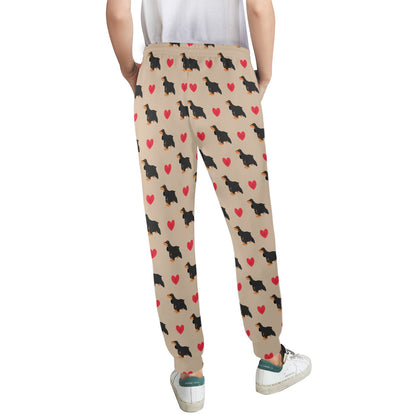 Cocker Pattern Print Design 02 Women's Casual Track Pants