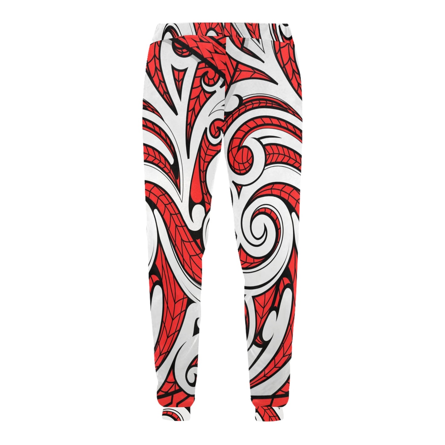 Maori Polynesian Themed Design Print Men's Sweatpants