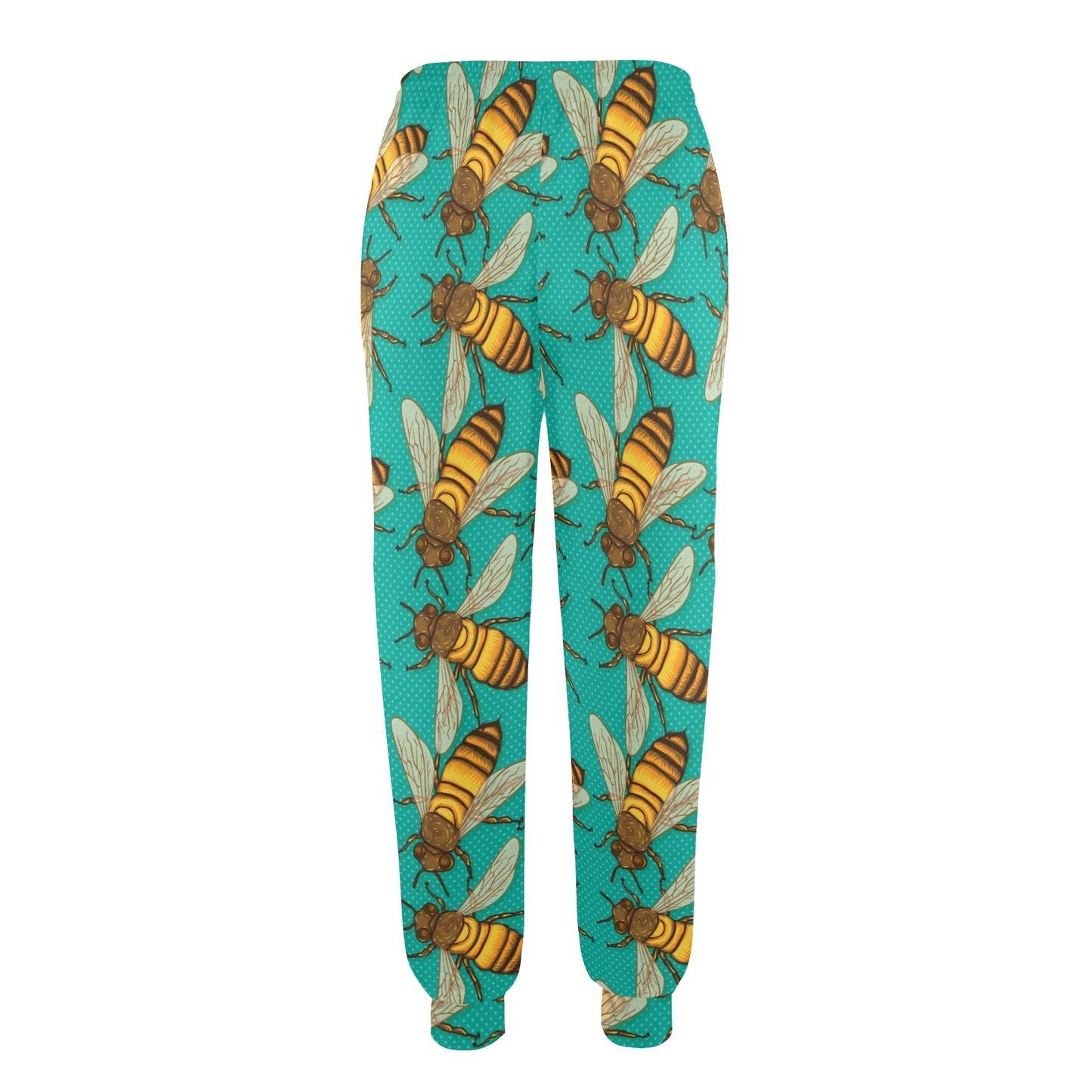 Bee Pattern Print Design BEE04 Women's Casual Track Pants