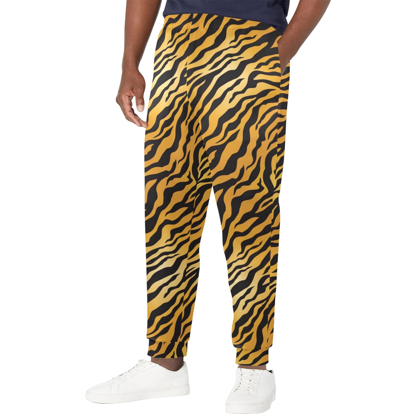 Tiger Print Design LKS302 Men's Casual Track Pants