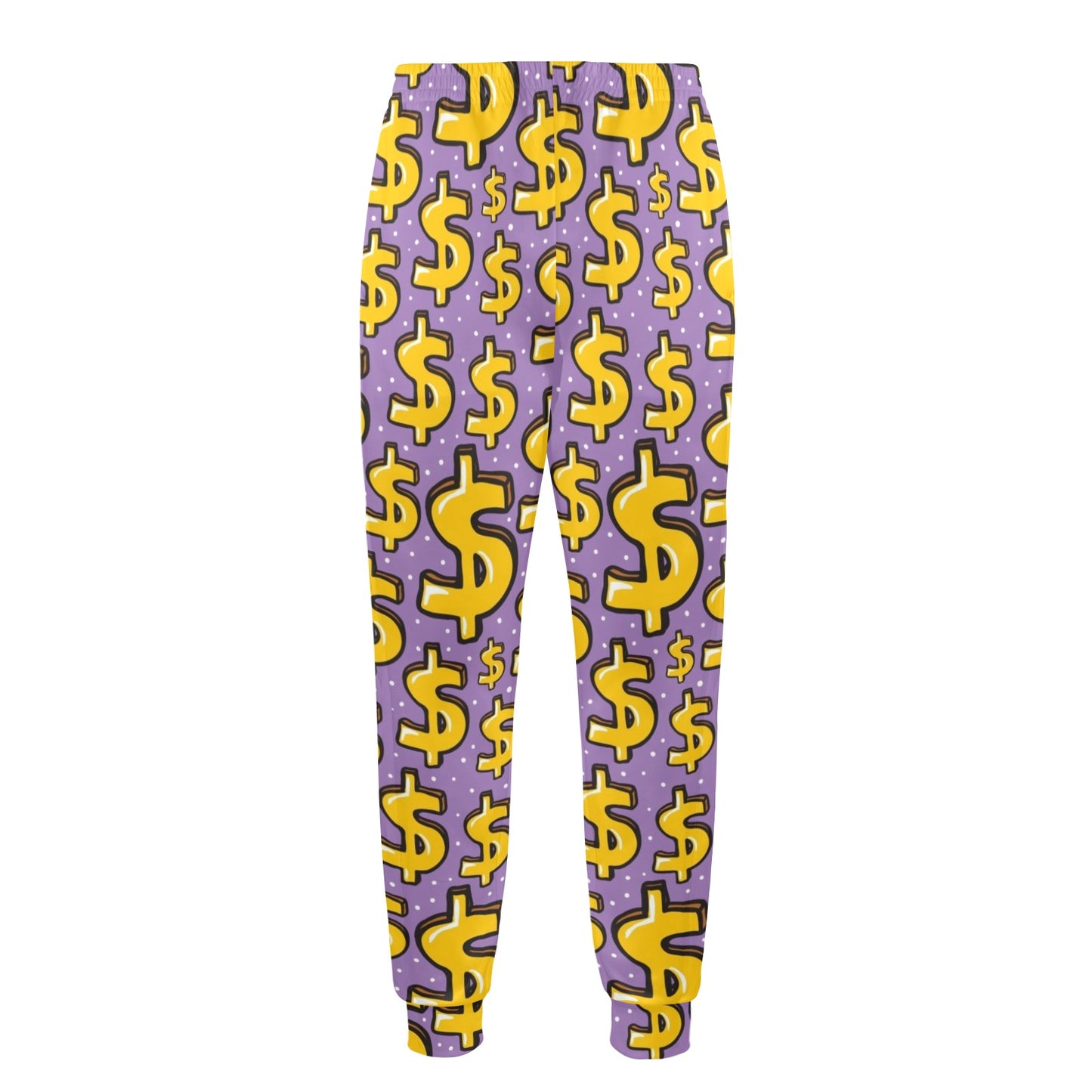 Dollar Pattern Print Design DO01 Men's Casual Track Pants