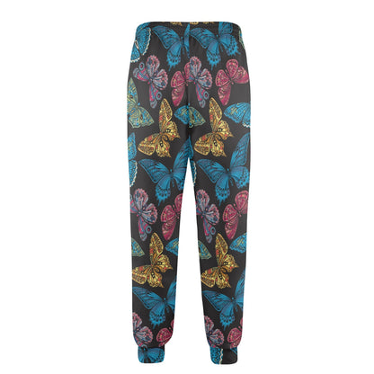 Butterfly Mandala Style Men's Casual Track Pants