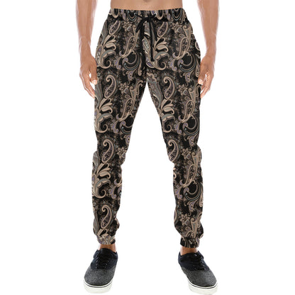 Paisley Mandala Design Print Men's Sweatpants