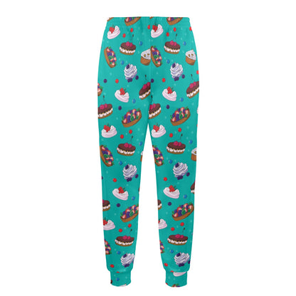 Cake Pattern Print Design 07 Men's Casual Track Pants