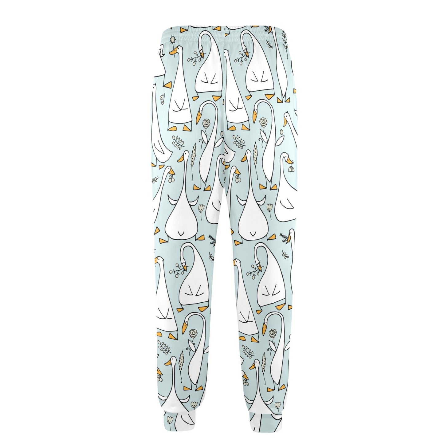 Goose Pattern Print Design 03 Men's Casual Track Pants