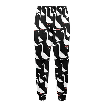 Goose Pattern Print Design 01 Men's Casual Track Pants