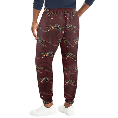 Kangaroos Pattern Print Design 05 Men's Casual Track Pants