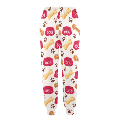 Dog paw bone Design Print Pattern JJ0119 Women's Casual Track Pants