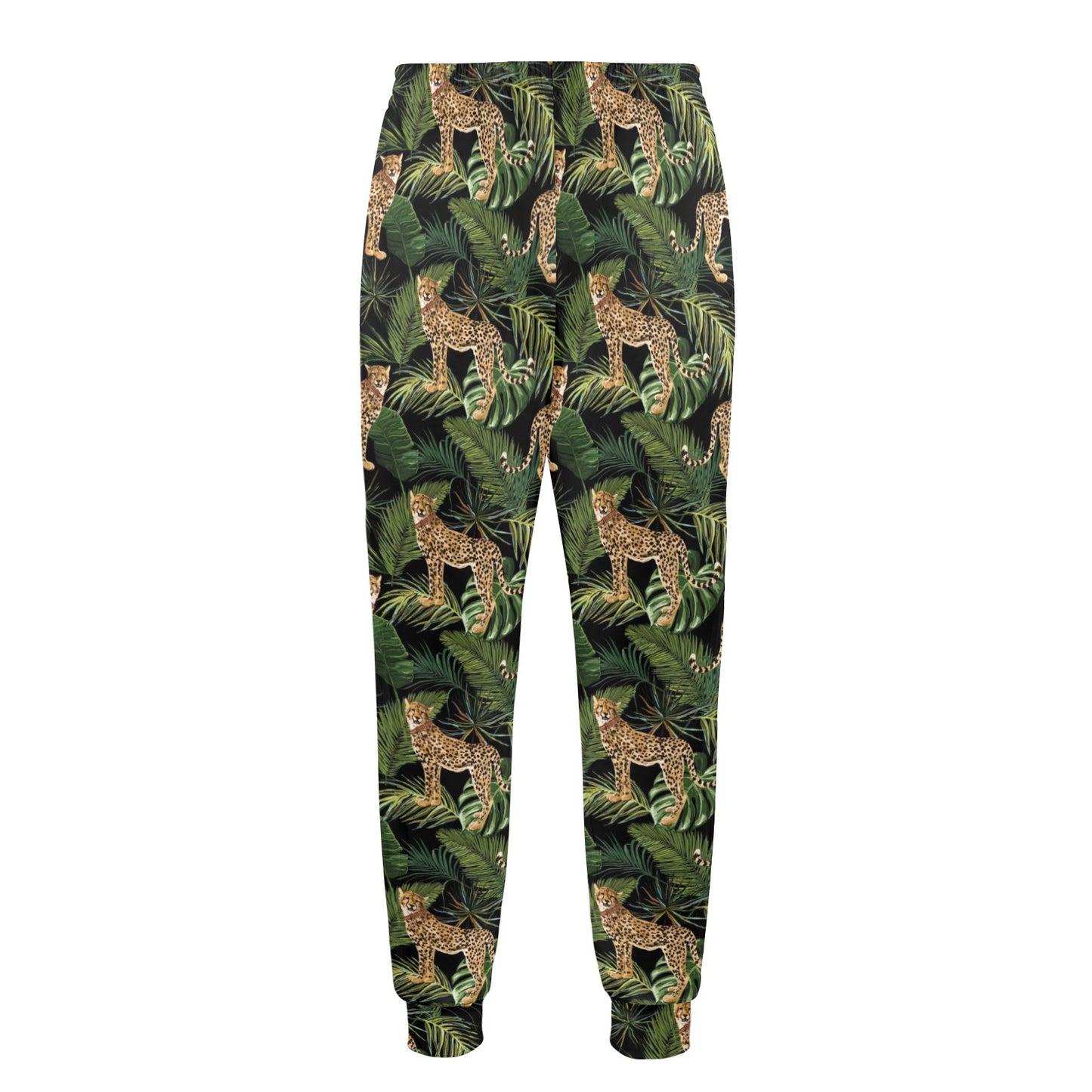 Cheetah Pattern Print Design 05 Men's Casual Track Pants
