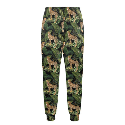 Cheetah Pattern Print Design 05 Men's Casual Track Pants