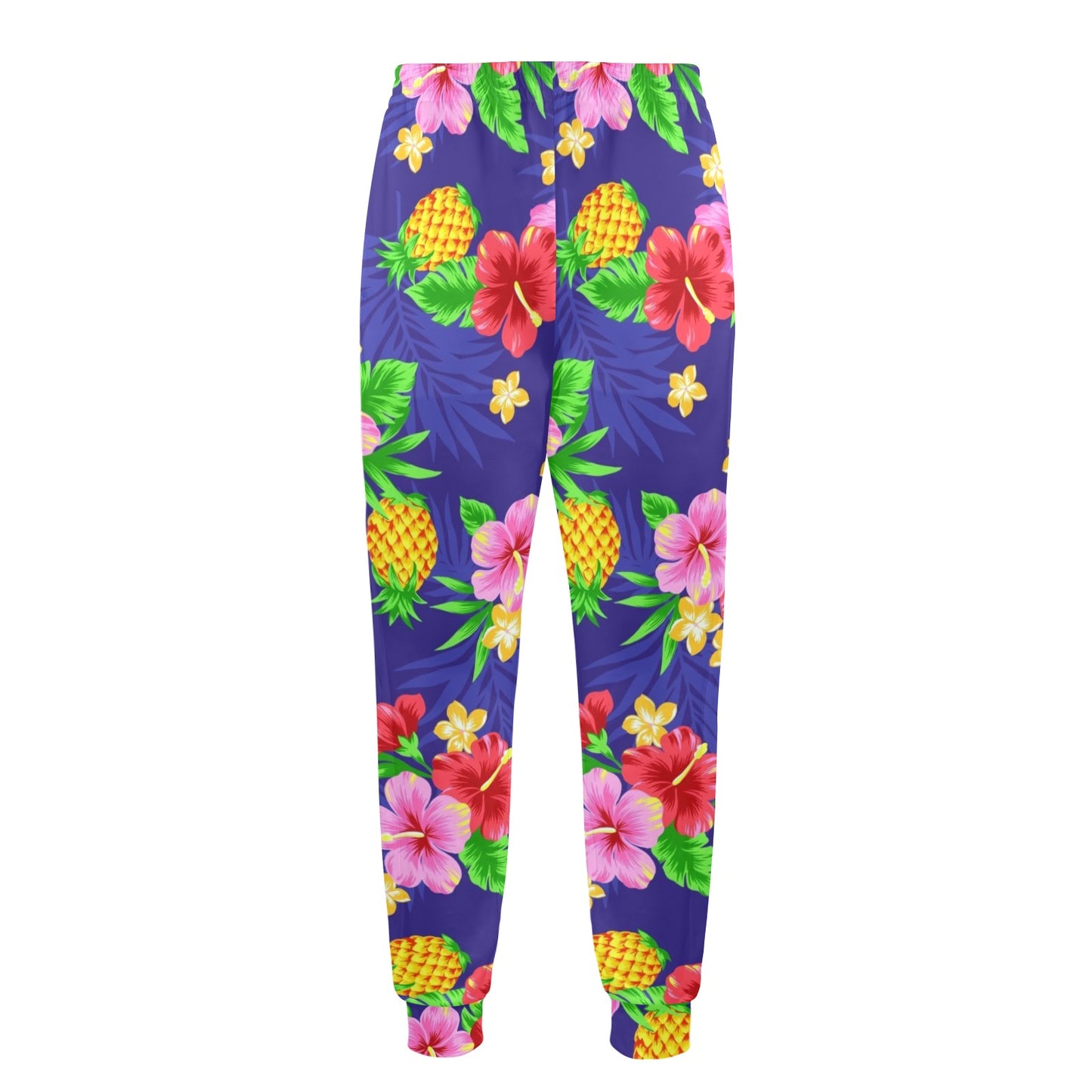 Hawaiian Themed Pattern Print Design H05 Men's Casual Track Pants