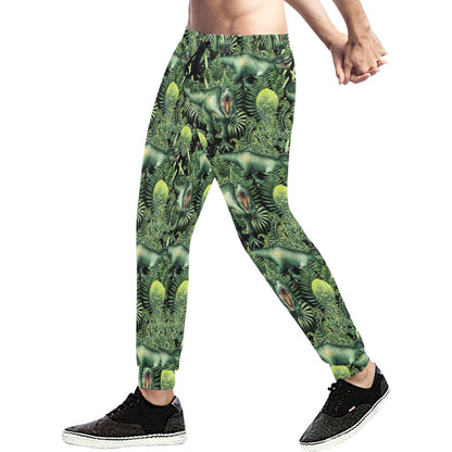 Dinosaur T Rex Print Pattern Men's Sweatpants