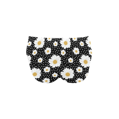 Daisy Pattern Print Design DS02 Men's Swimming Briefs