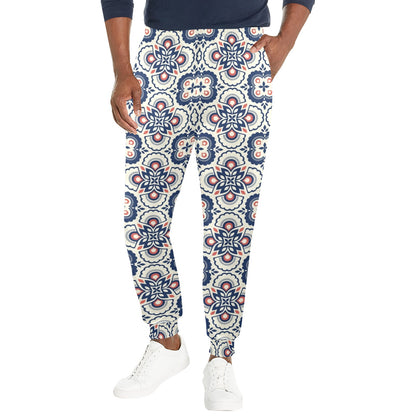 elegant Design Print Pattern JJ0183 Men's Casual Track Pants
