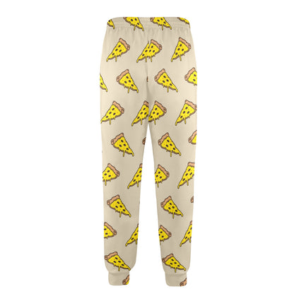 Pizza Pattern Print Design A04 Men's Casual Track Pants
