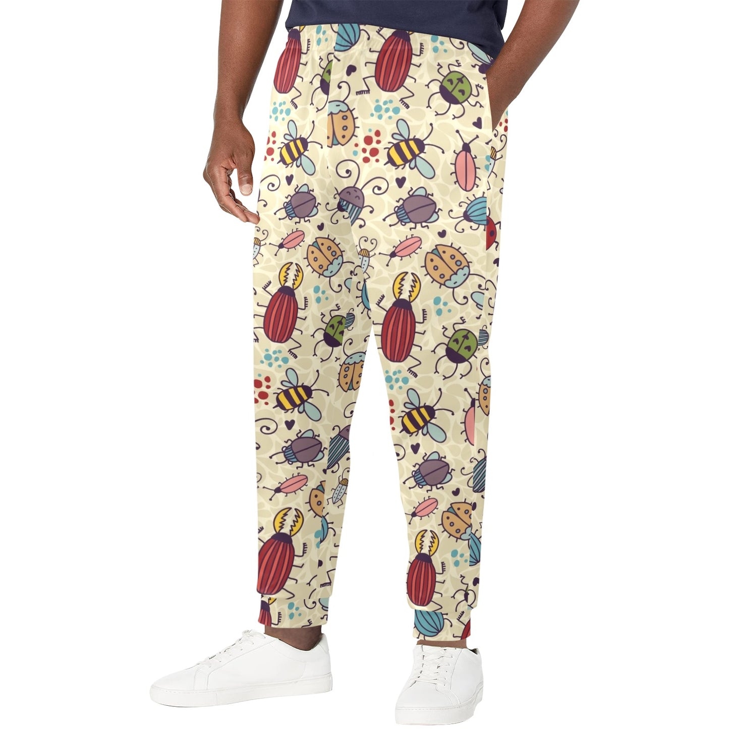 insects Design Print Pattern JJ0351 Men's Casual Track Pants