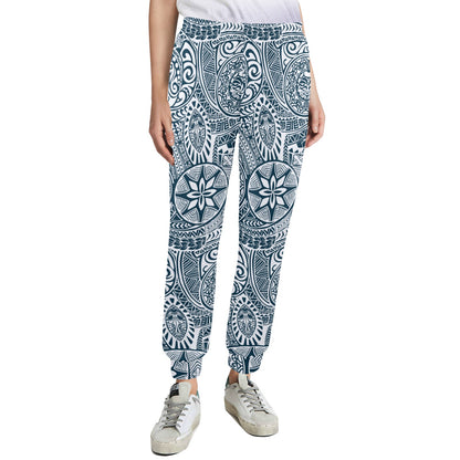 Polynesian Pattern Print Design A03 Women's Casual Track Pants