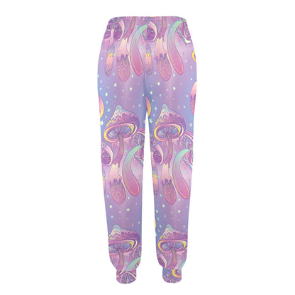 Psychedelic Mushroom Pattern Print Design A01 Women's Casual Track Pants