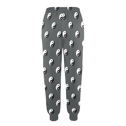 Yin Yang Print Design LKS303 Women's Casual Track Pants