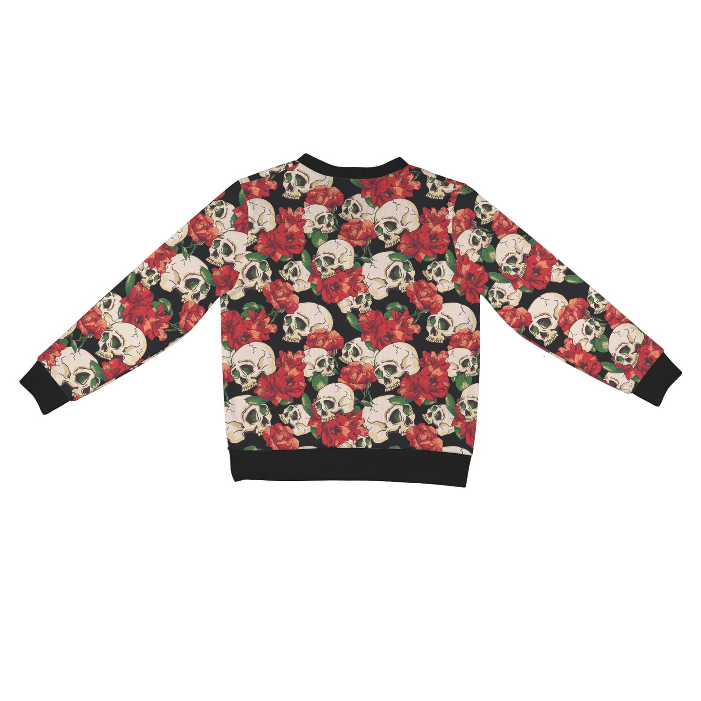 Skull Red Rose Women's Cardigan