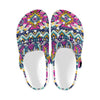 Aztec Pink Geometric Print Pattern Unisex Clogs Shoes