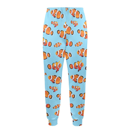 Clownfish Pattern Print Design 01 Men's Casual Track Pants