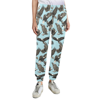 eagles Design Print Pattern JJ0154 Women's Casual Track Pants