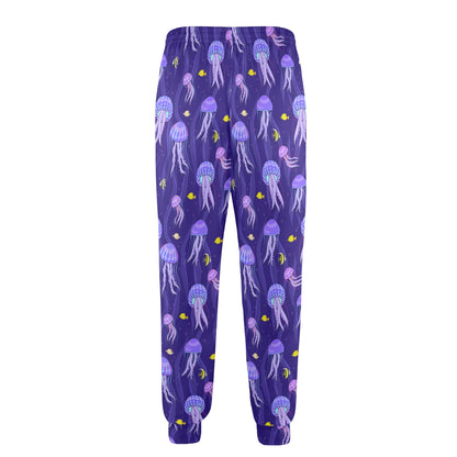 Jellyfish Style Print Men's Casual Track Pants
