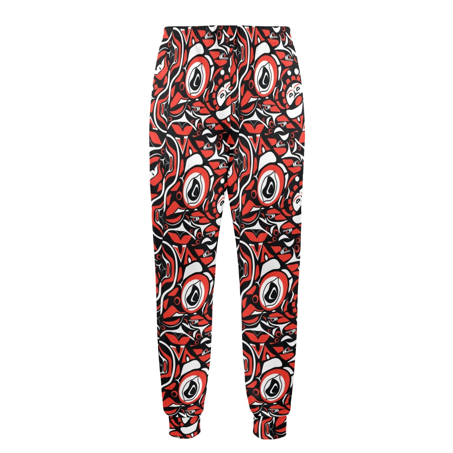 Native North American Themed Print Men's Casual Track Pants