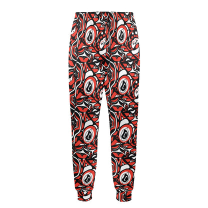 Native North American Themed Print Men's Casual Track Pants