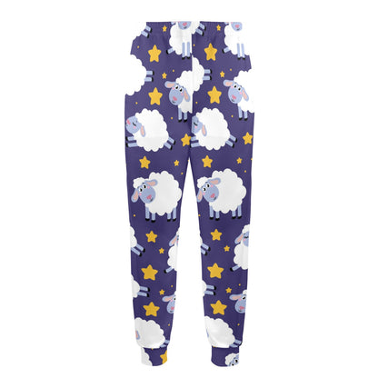 Sheep Pattern Print Design 03 Men's Casual Track Pants