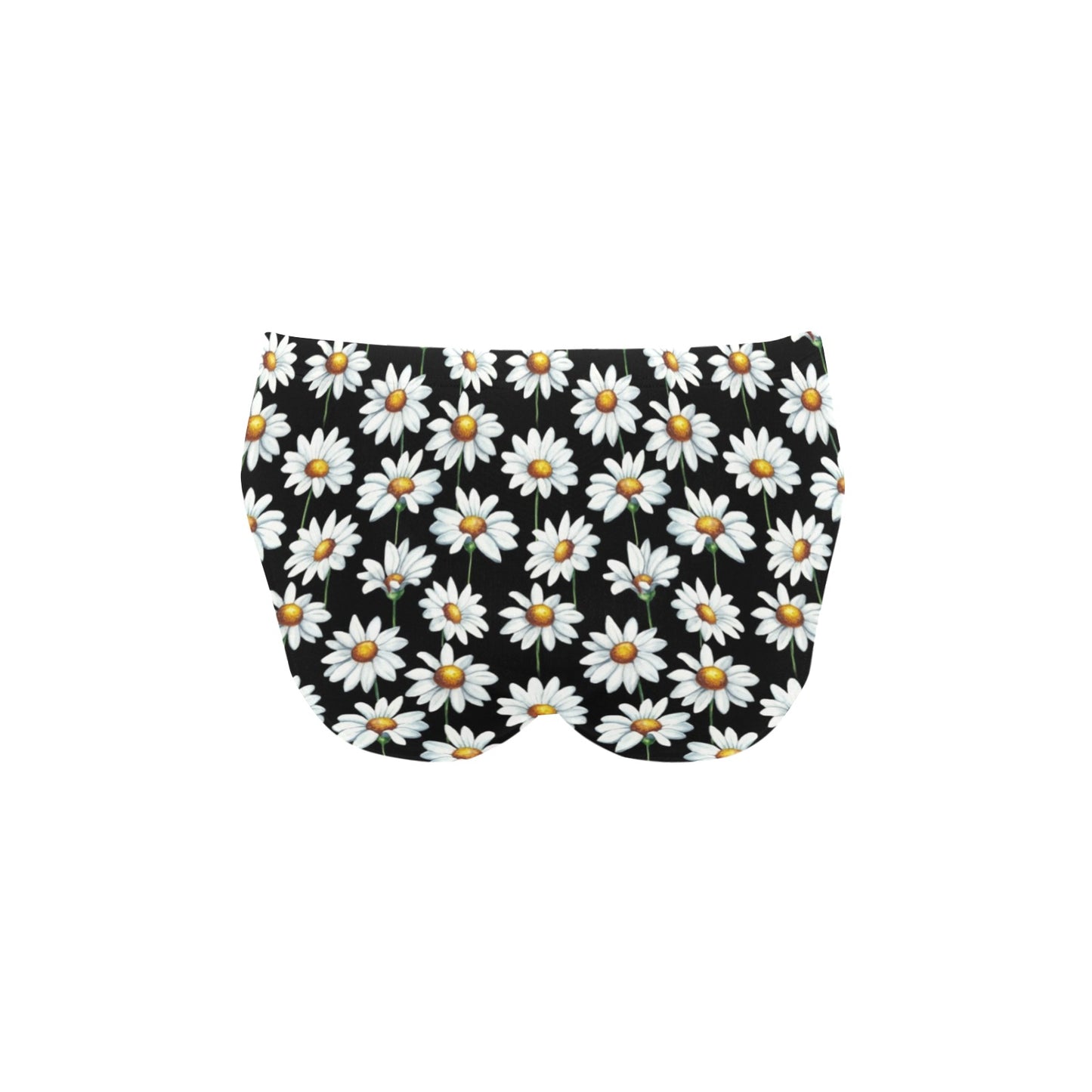 Daisy Print Pattern Men's Swimming Briefs