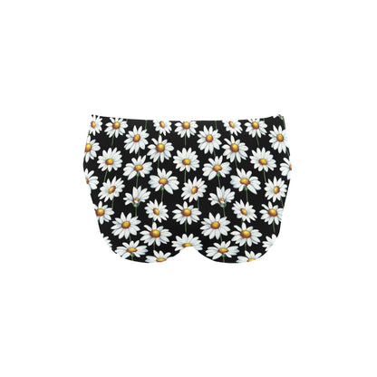 Daisy Print Pattern Men's Swimming Briefs