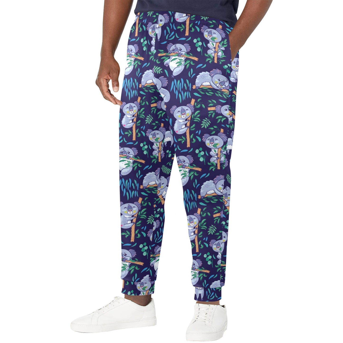 Koala Themed Design Print Men's Casual Track Pants