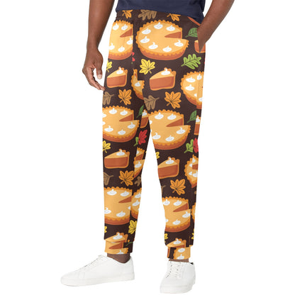 Pie Pattern Print Design A03 Men's Casual Track Pants