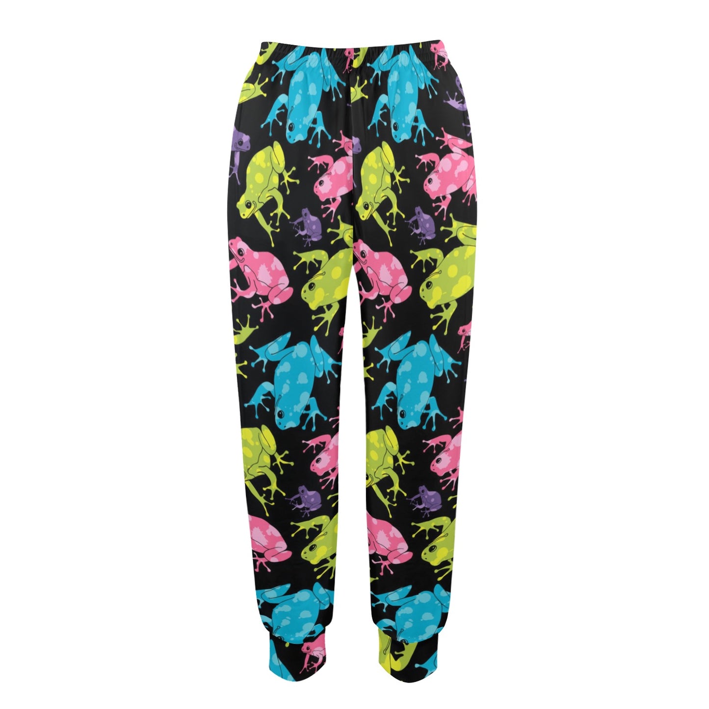 frog Design Print Pattern JJ0233 Women's Casual Track Pants