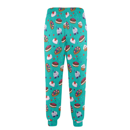 Cake Pattern Print Design 07 Men's Casual Track Pants