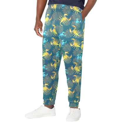 Scorpion Pattern Print Design 02 Men's Casual Track Pants