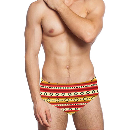 Serape Themed Men's Swimming Briefs