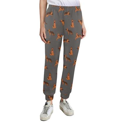 German Shepherd Design Print Pattern JJ0259 Women's Casual Track Pants